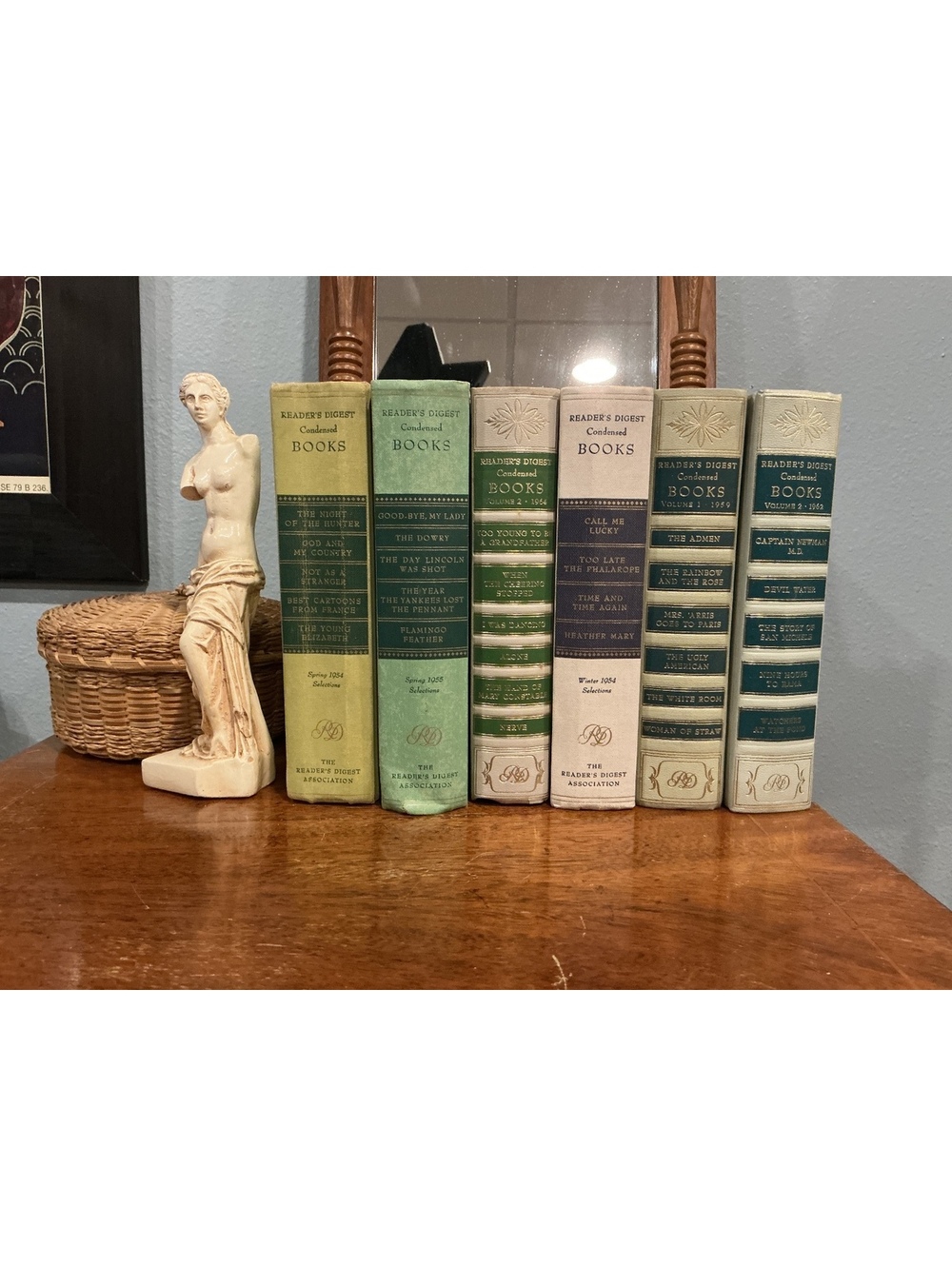 Vintage Readers Digest Books 1950s Decorative Book Set